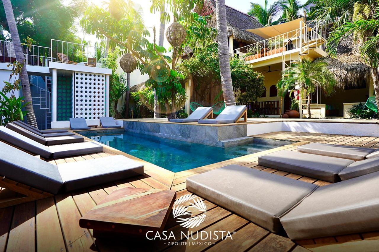 Casa Nudista - Lgbt Hotel Zipolite Exterior photo