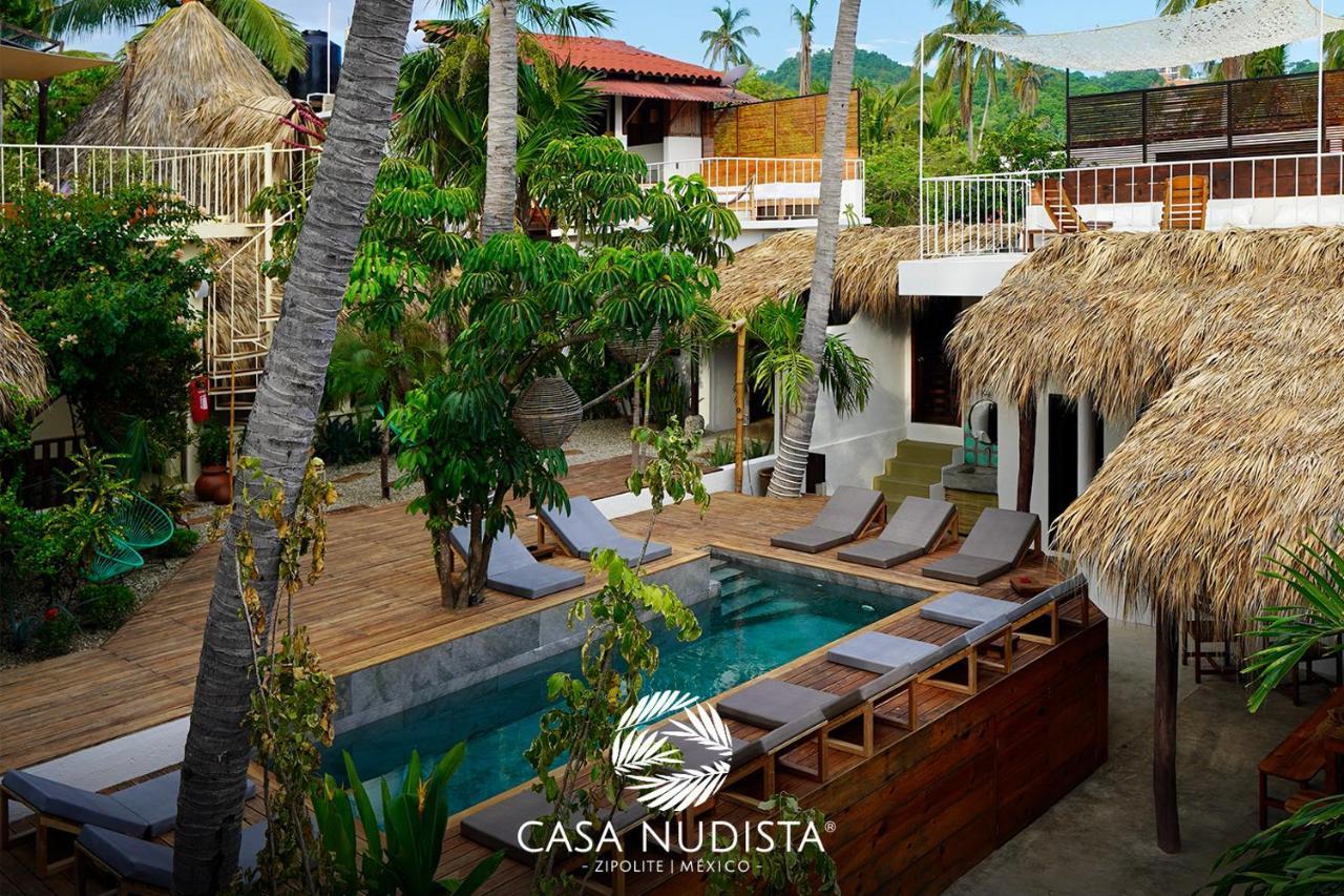 Casa Nudista - Lgbt Hotel Zipolite Exterior photo